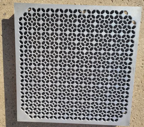 Tate GrateAire 56% Aluminum Bare Non-Coated Airflow Panels Used