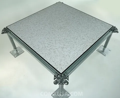 New Woodcore Raised Access Floor System Gray Starlite