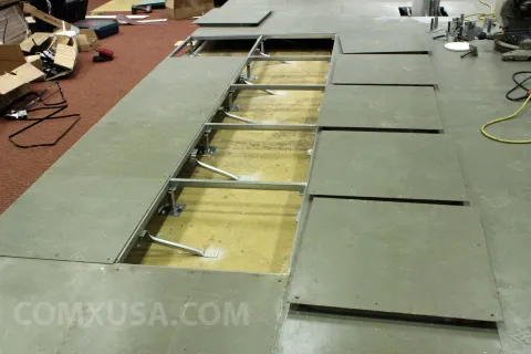 Used Tate CCN1250 Bare Steel Raised Access Floor System