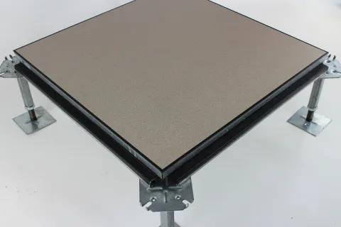 Woodcore Raised Access Floor System - Greige Matrix HPL